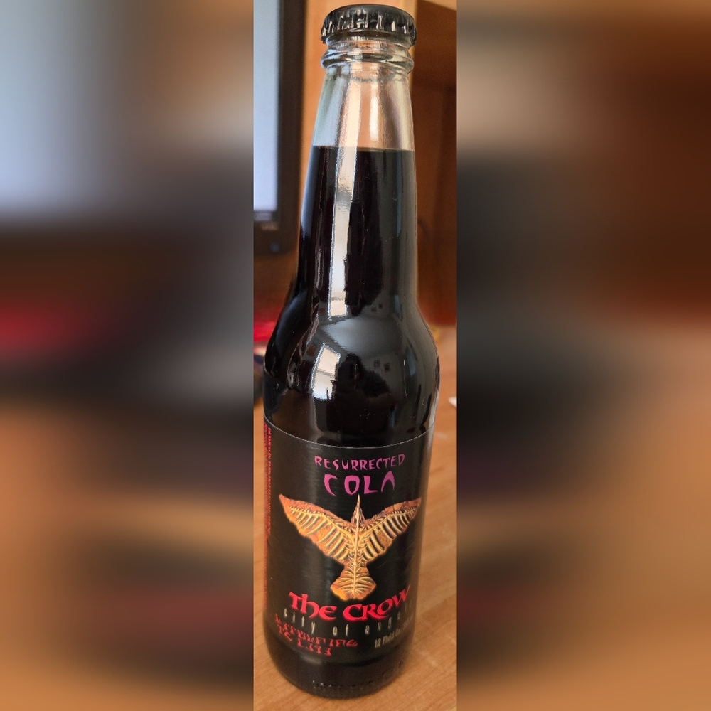 Rare "The Crow City Of Angels" Resurrected Cola Bottle - Unopened